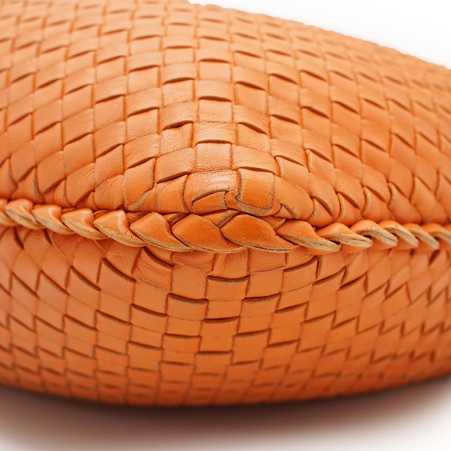 Intrecciato Woven Nappa Campana Large Hobo Bag
