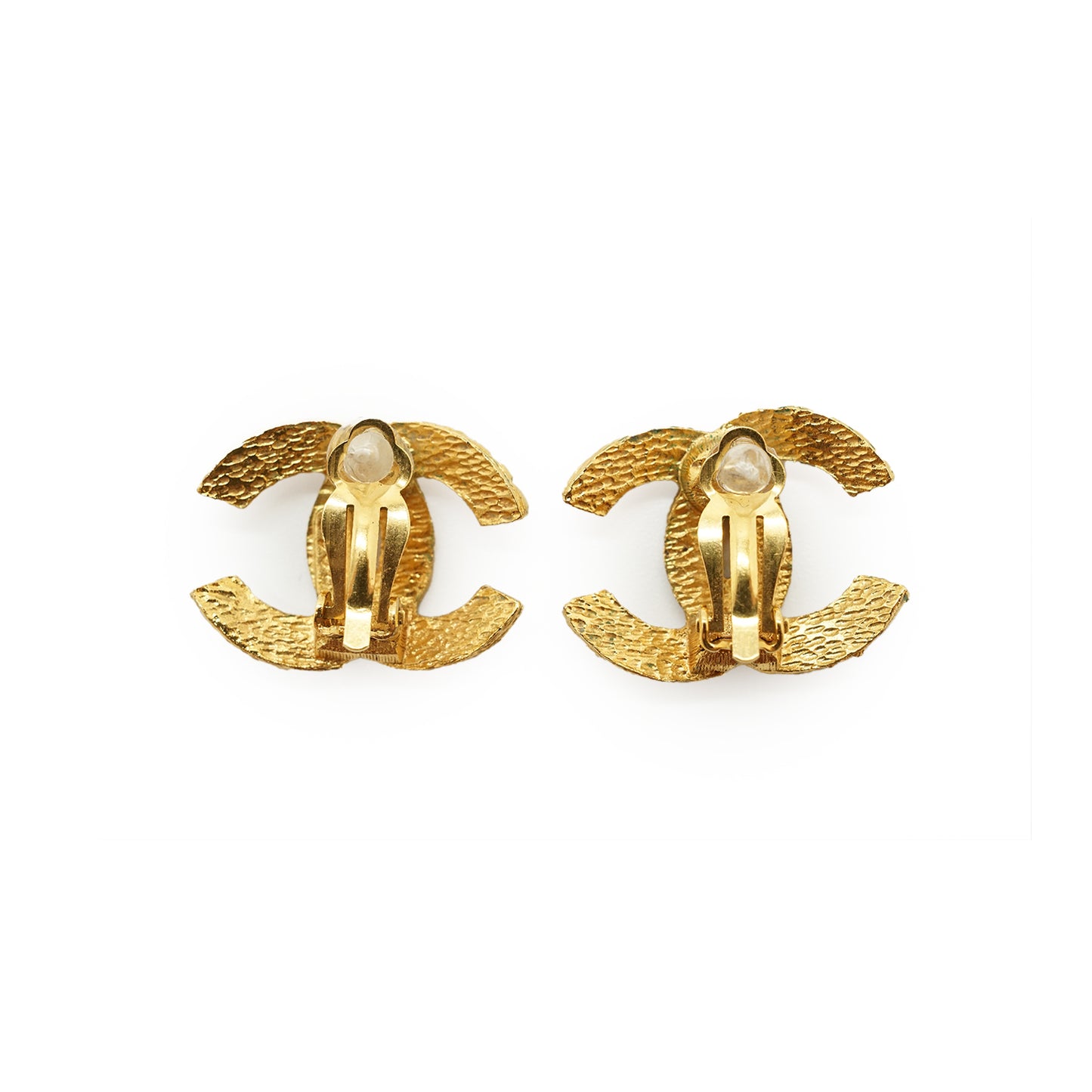 CC Quilted Weaves Clip-on Earrings GP