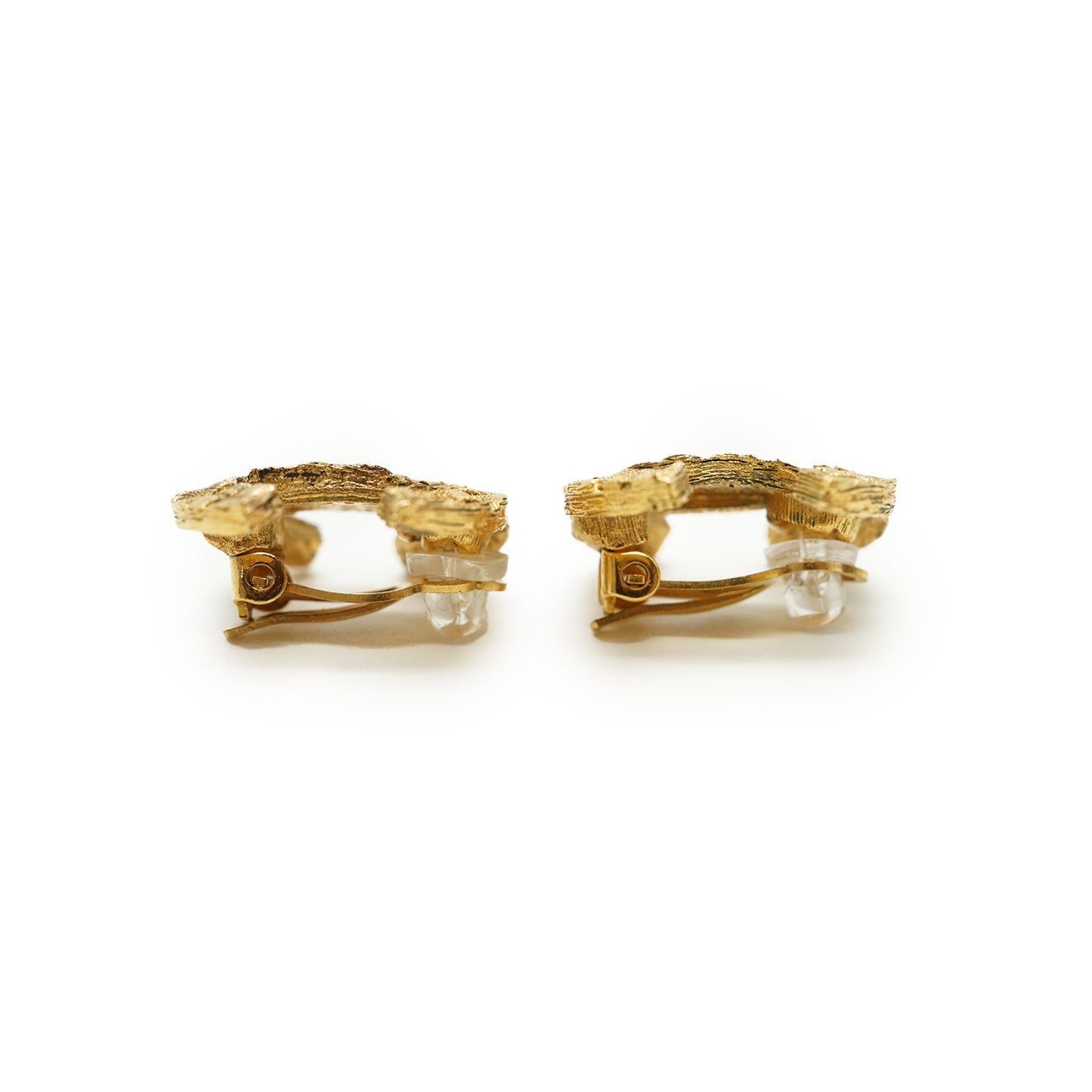 CC Quilted Weaves Clip-on Earrings GP