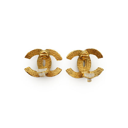 CC Quilted Weaves Clip-on Earrings GP