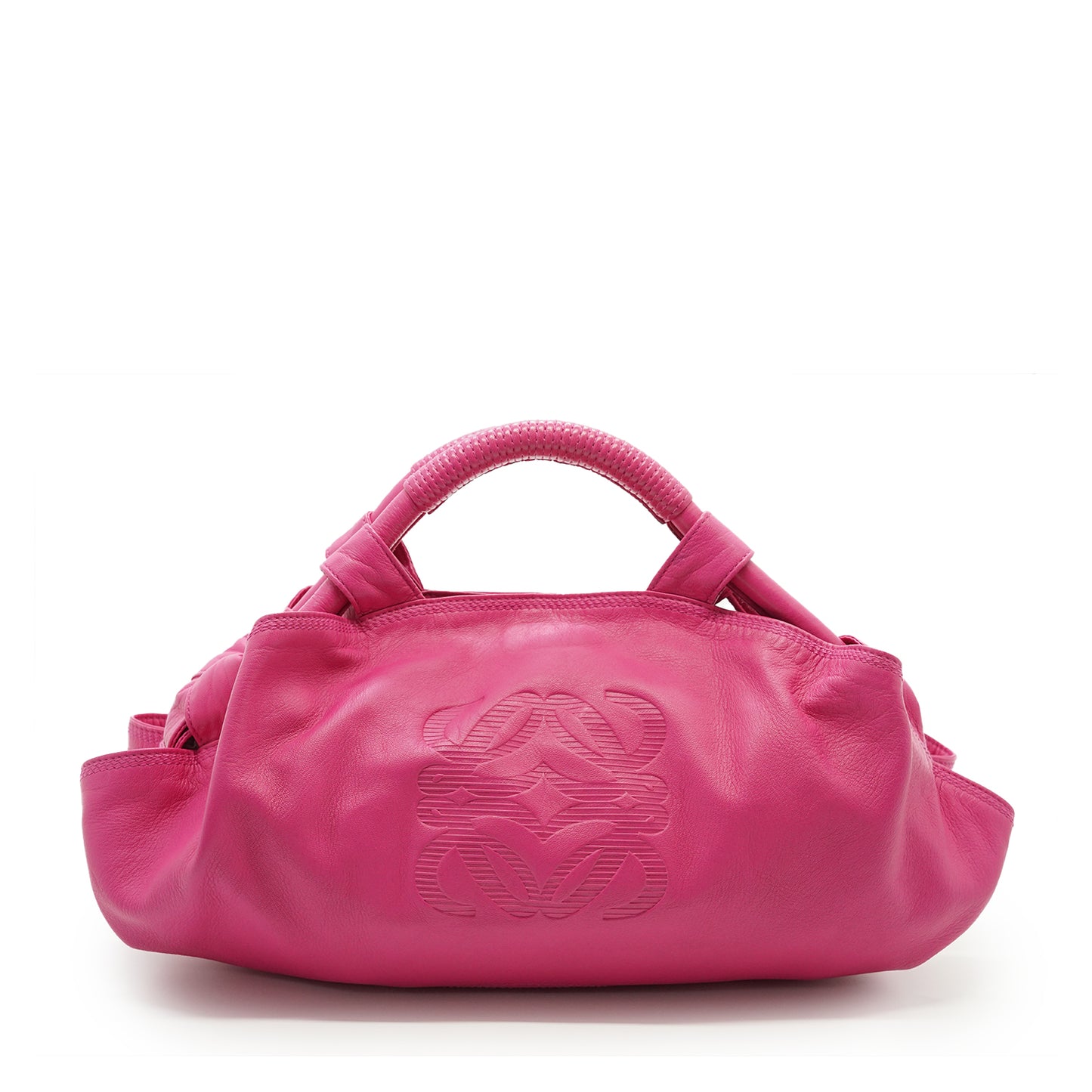 Nappa Aire Fuchsia Pink Bolso Levante