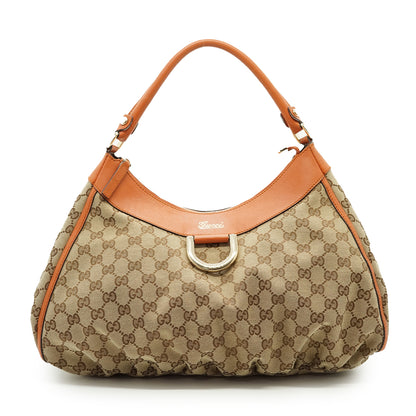 GG Canvas Abbey D-Ring Hobo Bag