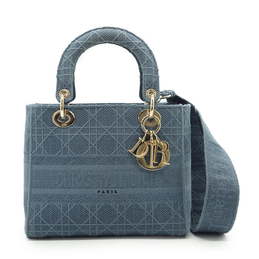 Lady Dior Denim Medium