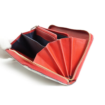 GG Supreme Coated Canvas Blooms Zip Around Long Wallet