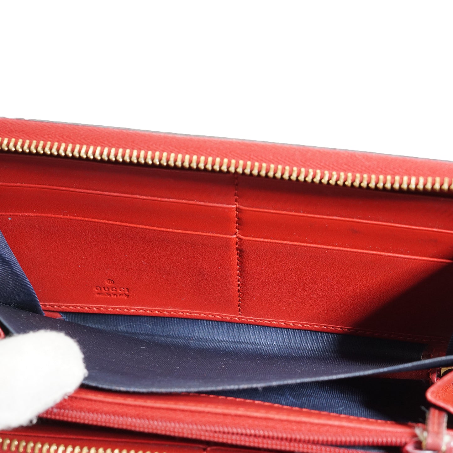 GG Supreme Coated Canvas Blooms Zip Around Long Wallet