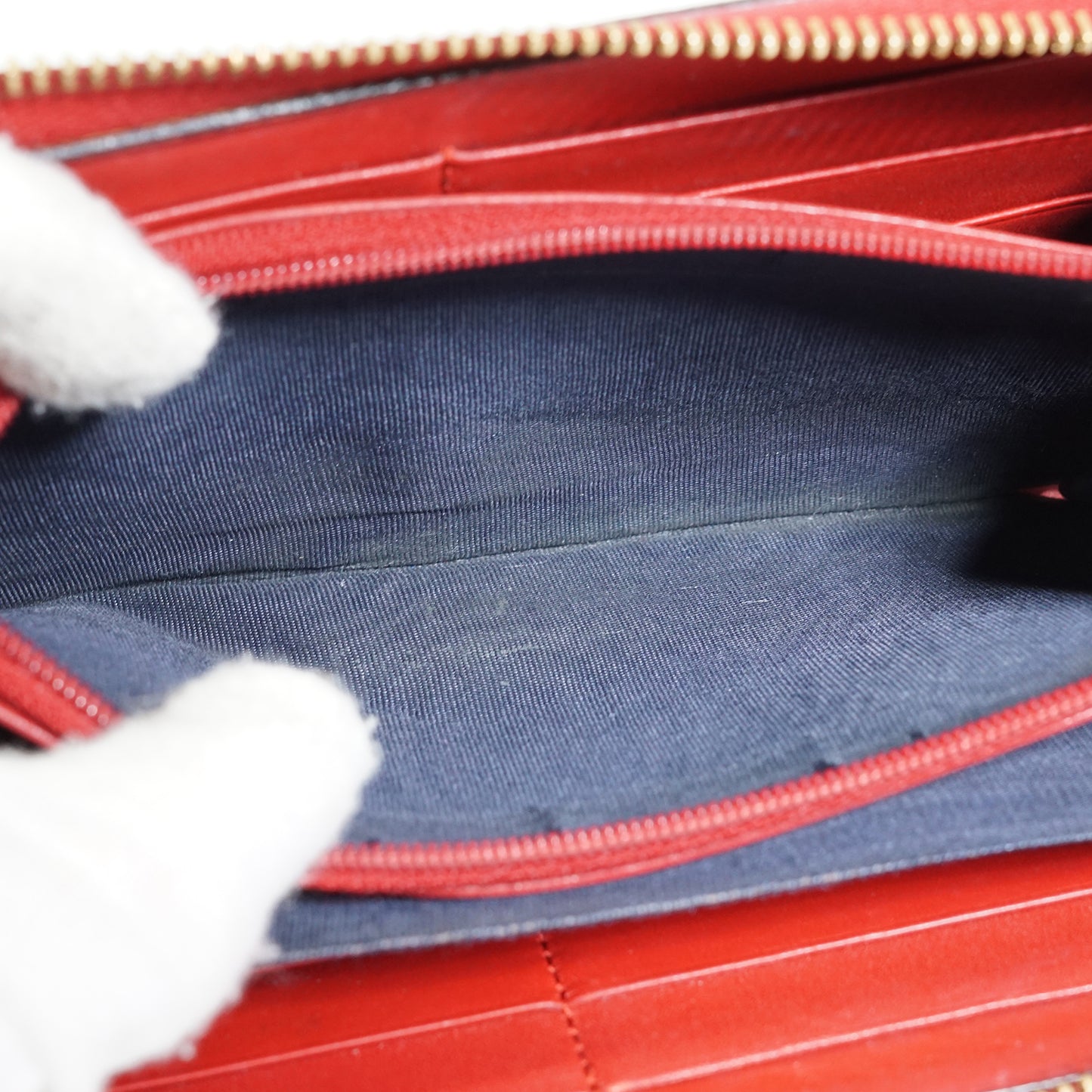 GG Supreme Coated Canvas Blooms Zip Around Long Wallet