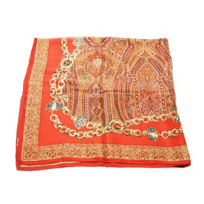 Vintage Paisley Silk Carre Kanebo