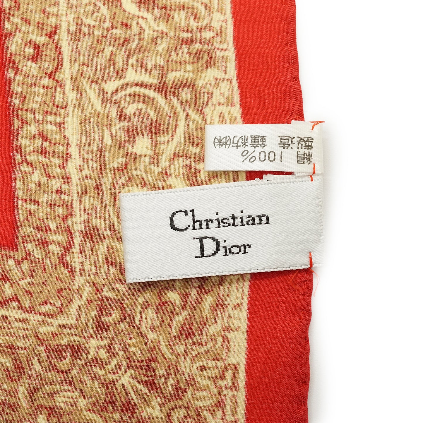 Vintage Paisley Silk Carre Kanebo