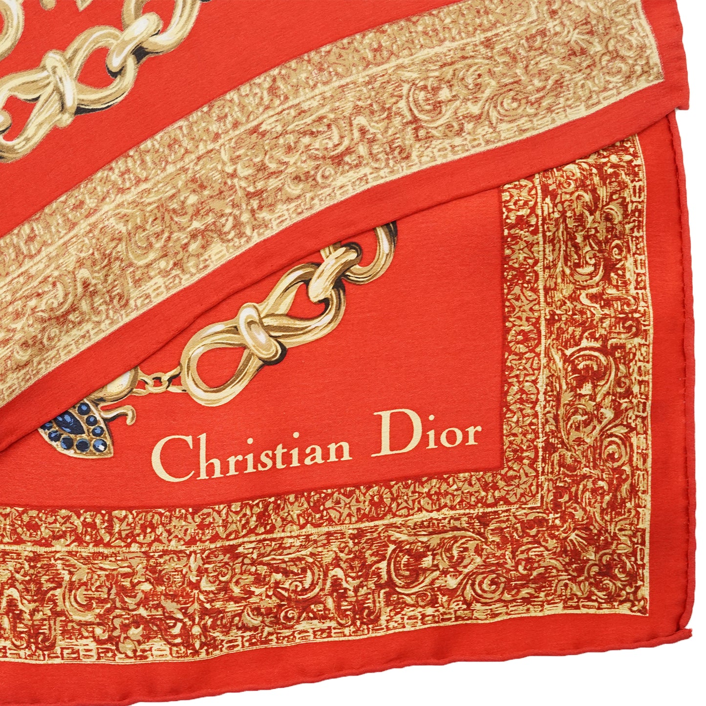 Vintage Paisley Silk Carre Kanebo