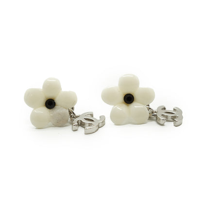 CC Camellia Flower Drop Earrings