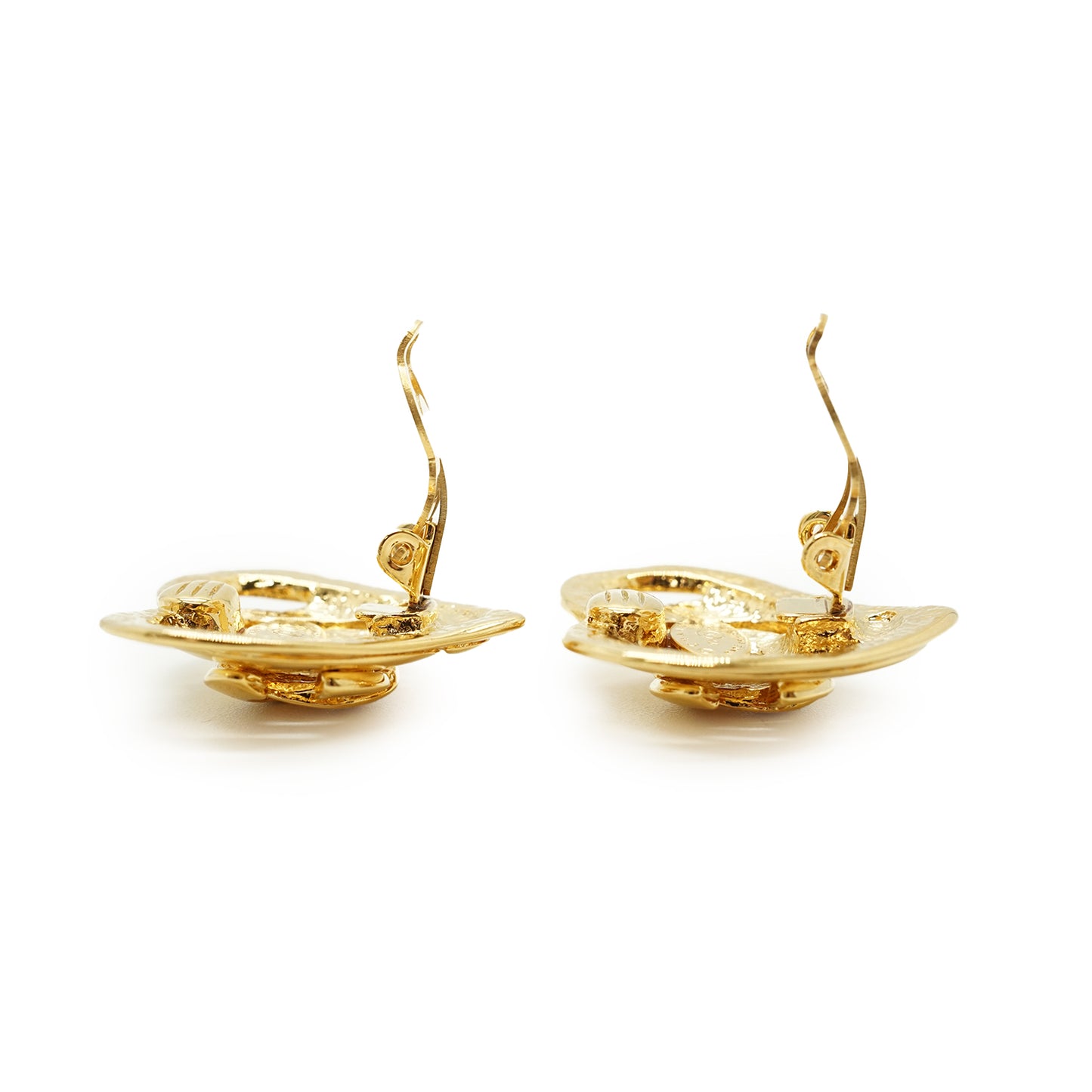 CC Heart-Shaped Clip-on Earrings GP