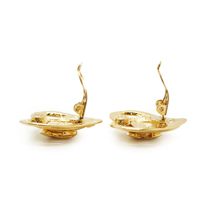 CC Heart-Shaped Clip-on Earrings GP