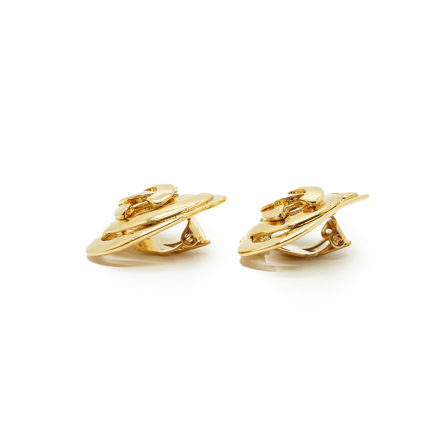 CC Heart-Shaped Clip-on Earrings GP