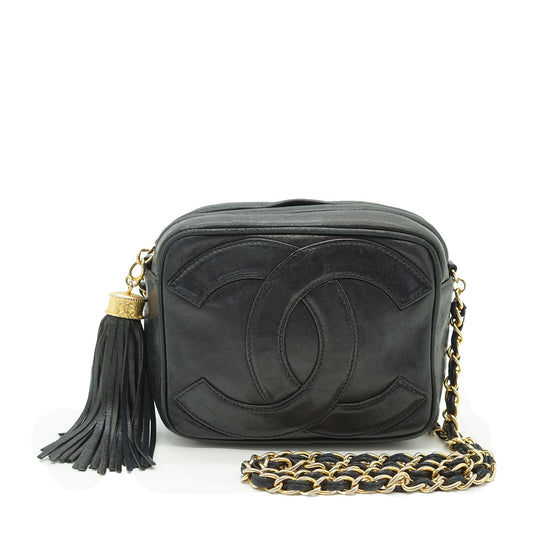 Vintage CC Tassel Mini Chain Camera Bag