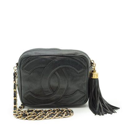 Vintage CC Tassel Mini Chain Camera Bag