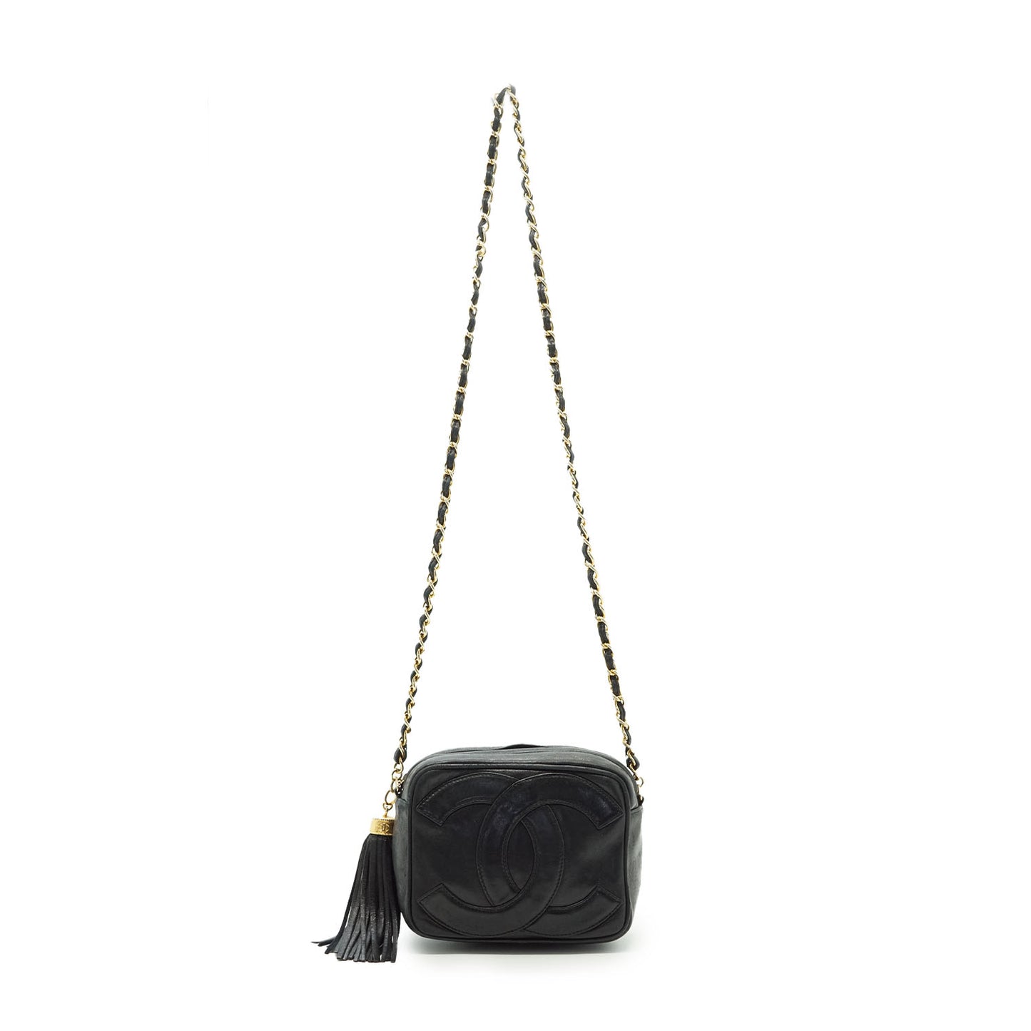 Vintage CC Tassel Mini Chain Camera Bag