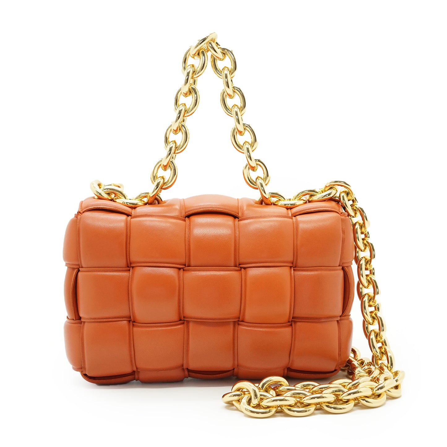 Padded Chain Cassette Medium Shoulder Bag