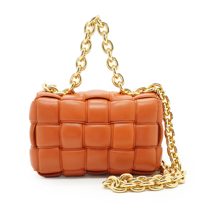 Padded Chain Cassette Medium Shoulder Bag