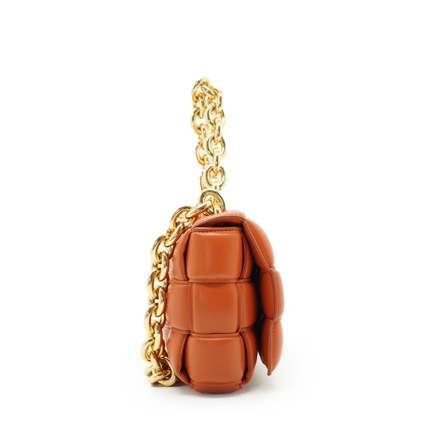 Padded Chain Cassette Medium Shoulder Bag