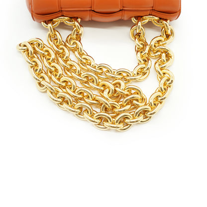 Padded Chain Cassette Medium Shoulder Bag