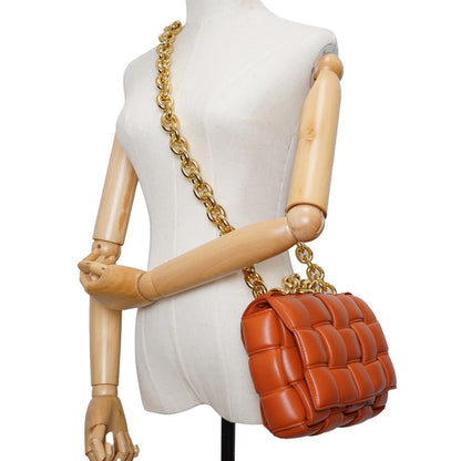 Padded Chain Cassette Medium Shoulder Bag
