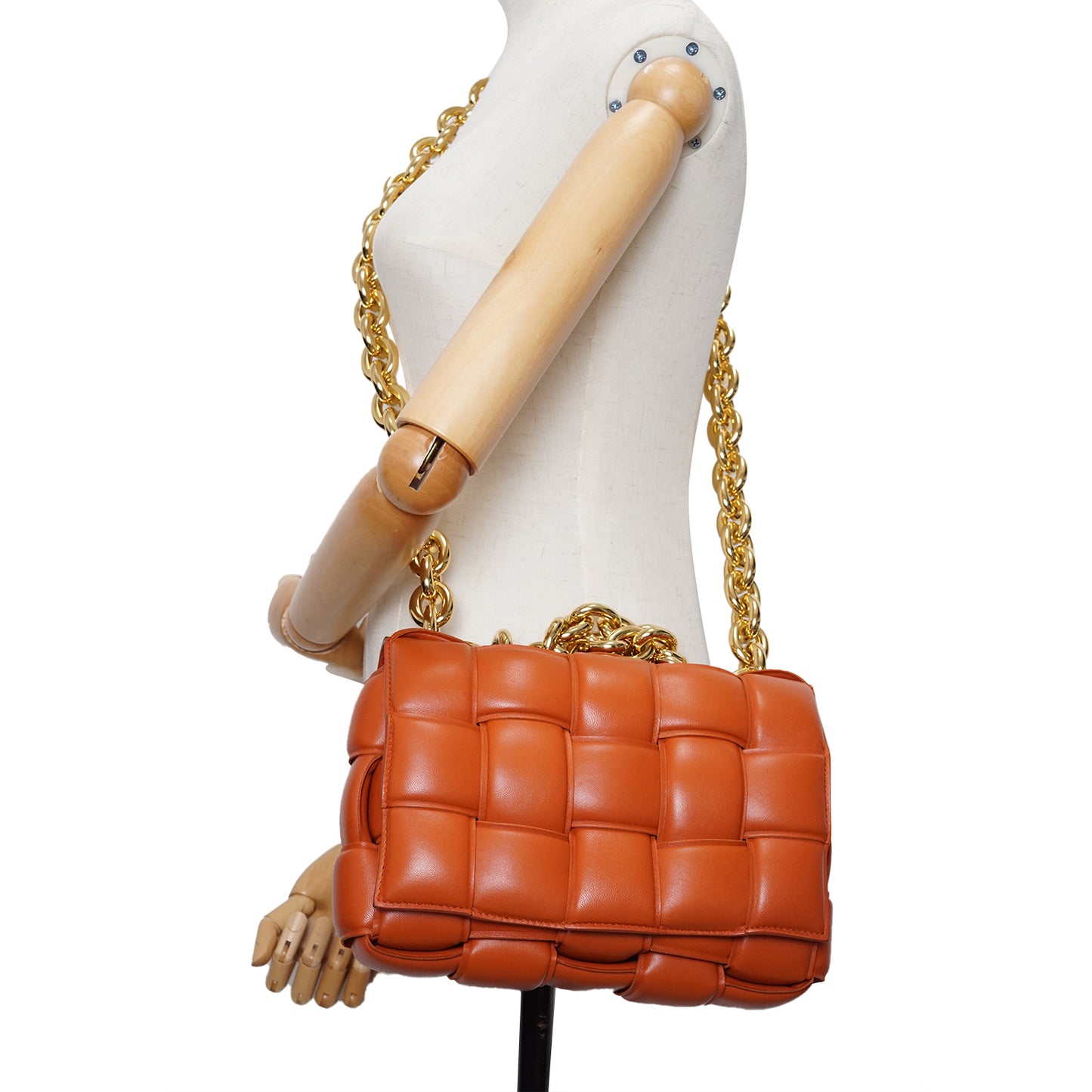 Padded Chain Cassette Medium Shoulder Bag