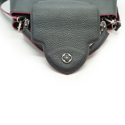 Capucines MM Taurillon Leather Noir Flamingo Limited Edition