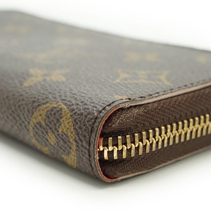 Monogram Portefeuille Clemence Pink Flower Charm Long Wallet