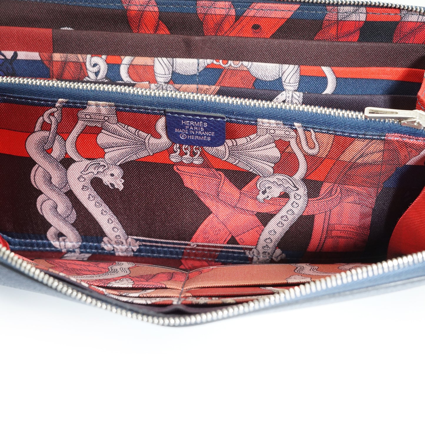 Epsom Della Cavalleria Azap Silk-in Long Wallet