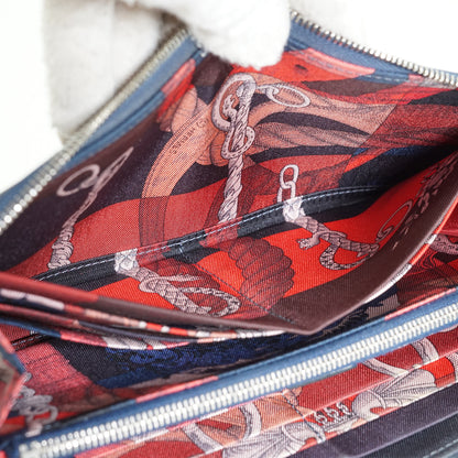 Epsom Della Cavalleria Azap Silk-in Long Wallet