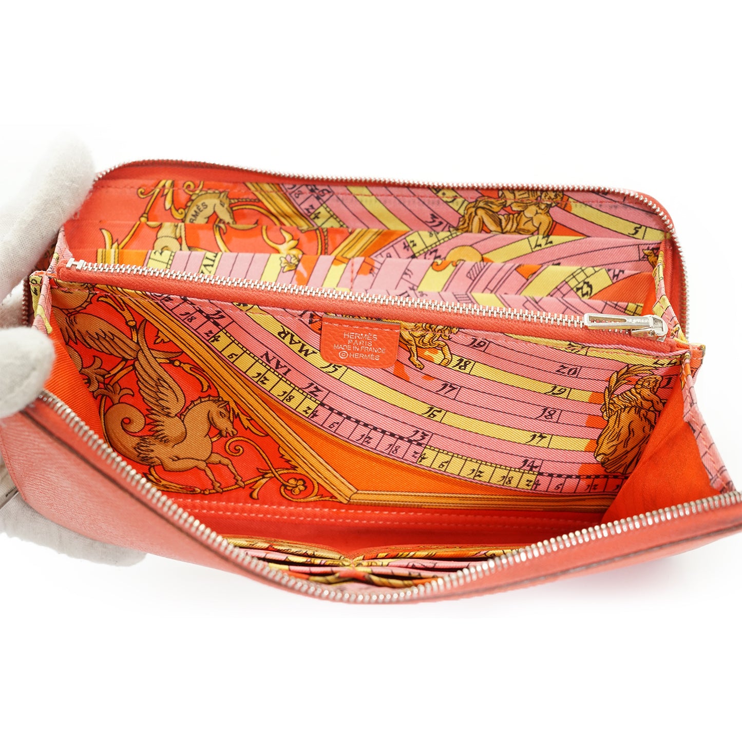 Epsom Rose Jaipur Palladium Astrologie Nouvelle Azap Silk-in Long Wallet