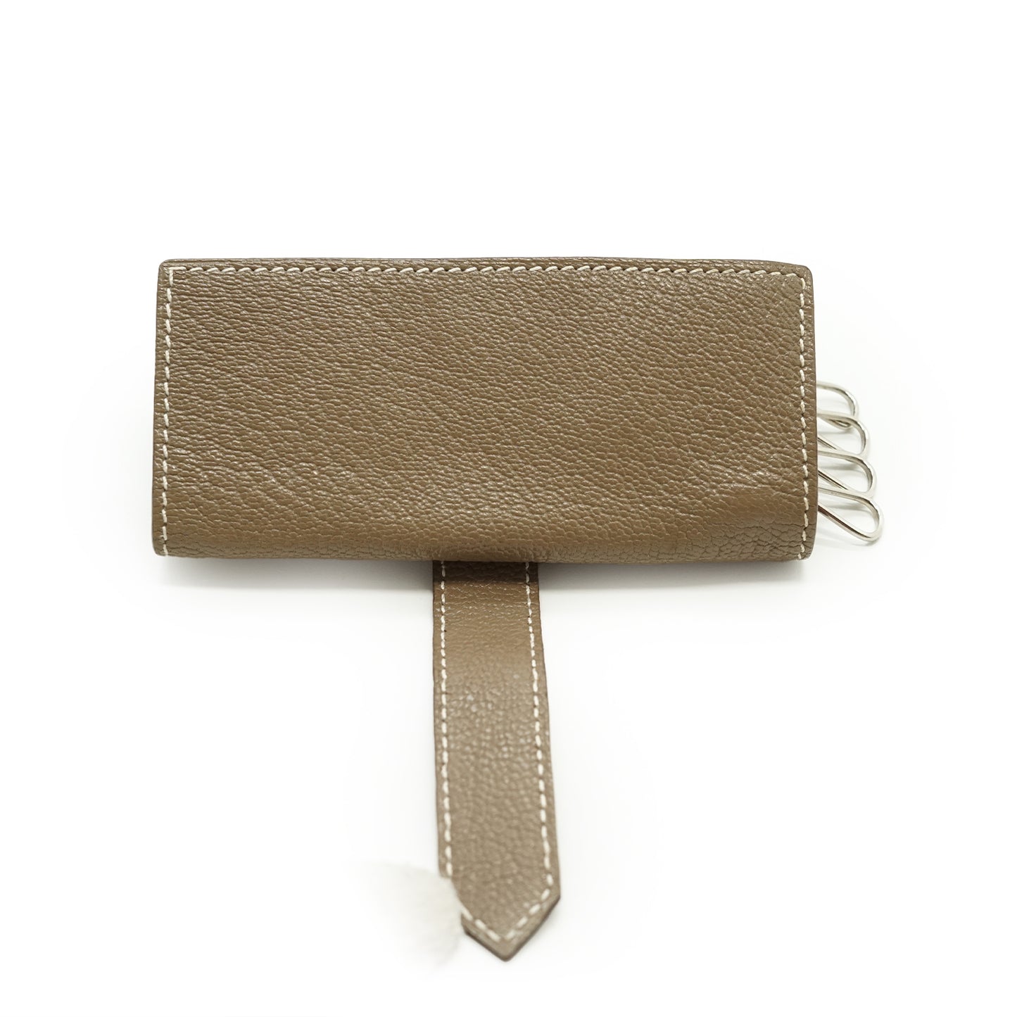 Epsom Etoupe Palladium Bearn 4-row Key Case
