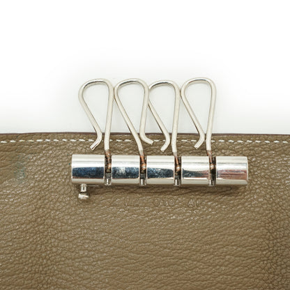 Epsom Etoupe Palladium Bearn 4-row Key Case