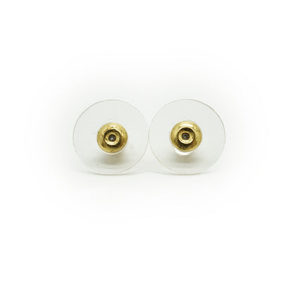CC Shell Pink Crystal Earrings