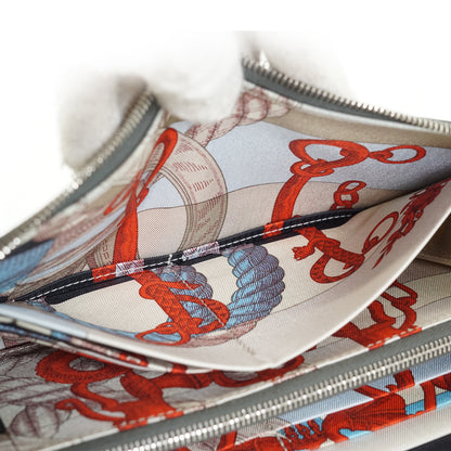 Evercolor Gris Misty Della Cavalleria Azap Silk-in Long Wallet