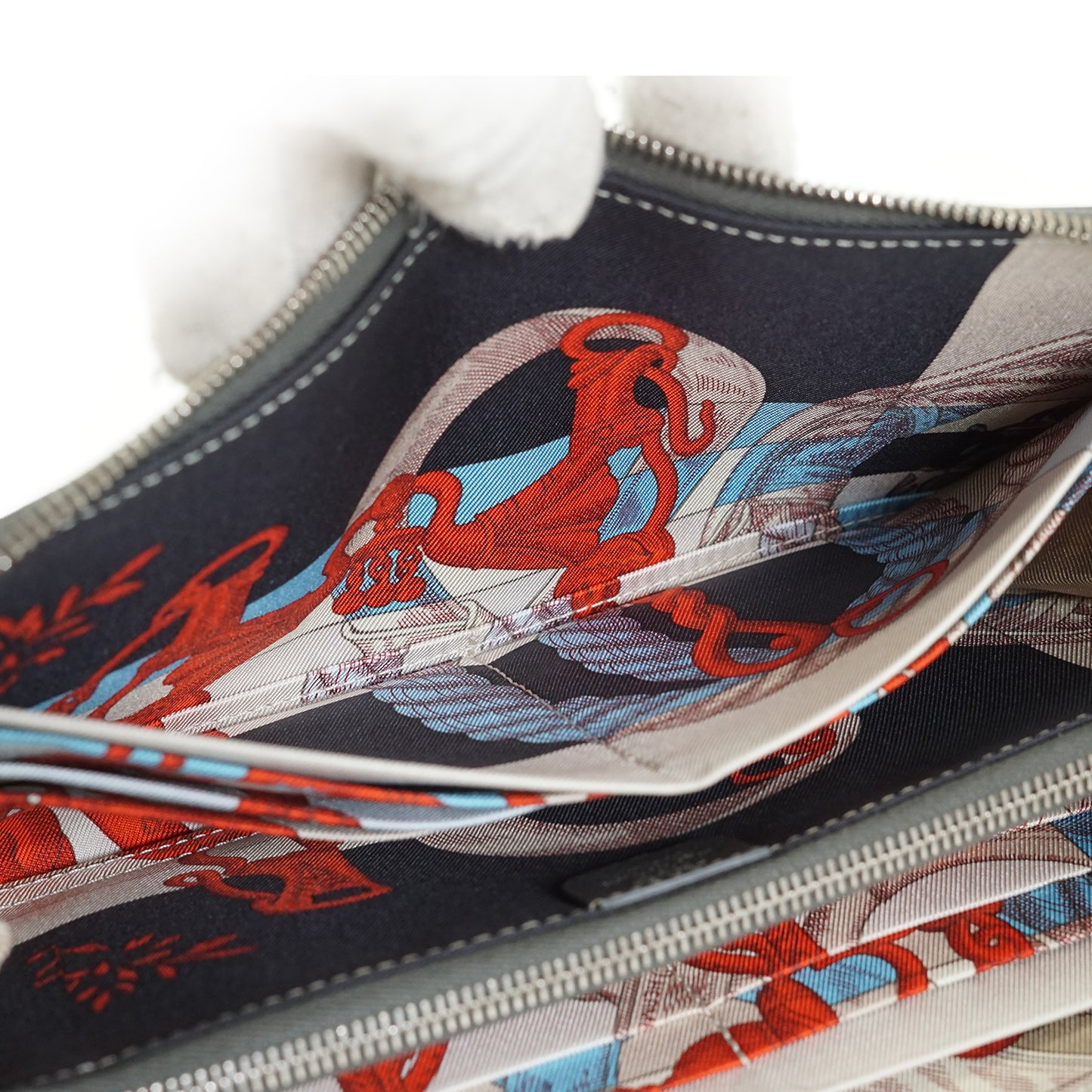 Evercolor Gris Misty Della Cavalleria Azap Silk-in Long Wallet