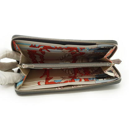 Evercolor Gris Misty Della Cavalleria Azap Silk-in Long Wallet