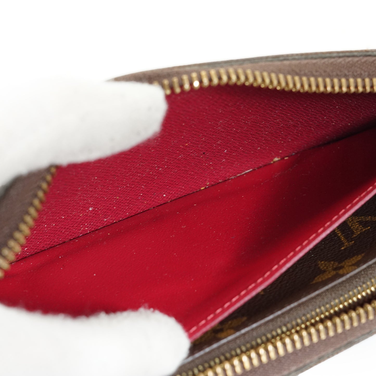 Monogram Portefeuille Clemence Fuchsia Long Wallet