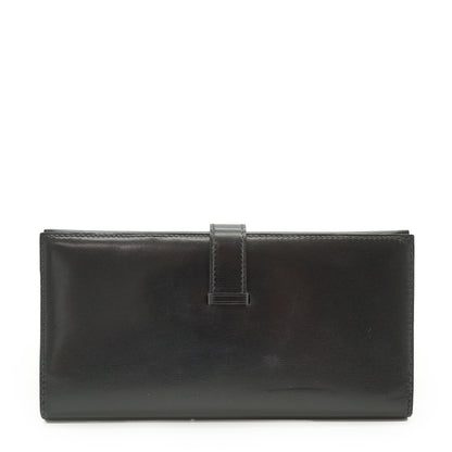 Bearn Soufflet Box Calfskin Bifold Long Wallet