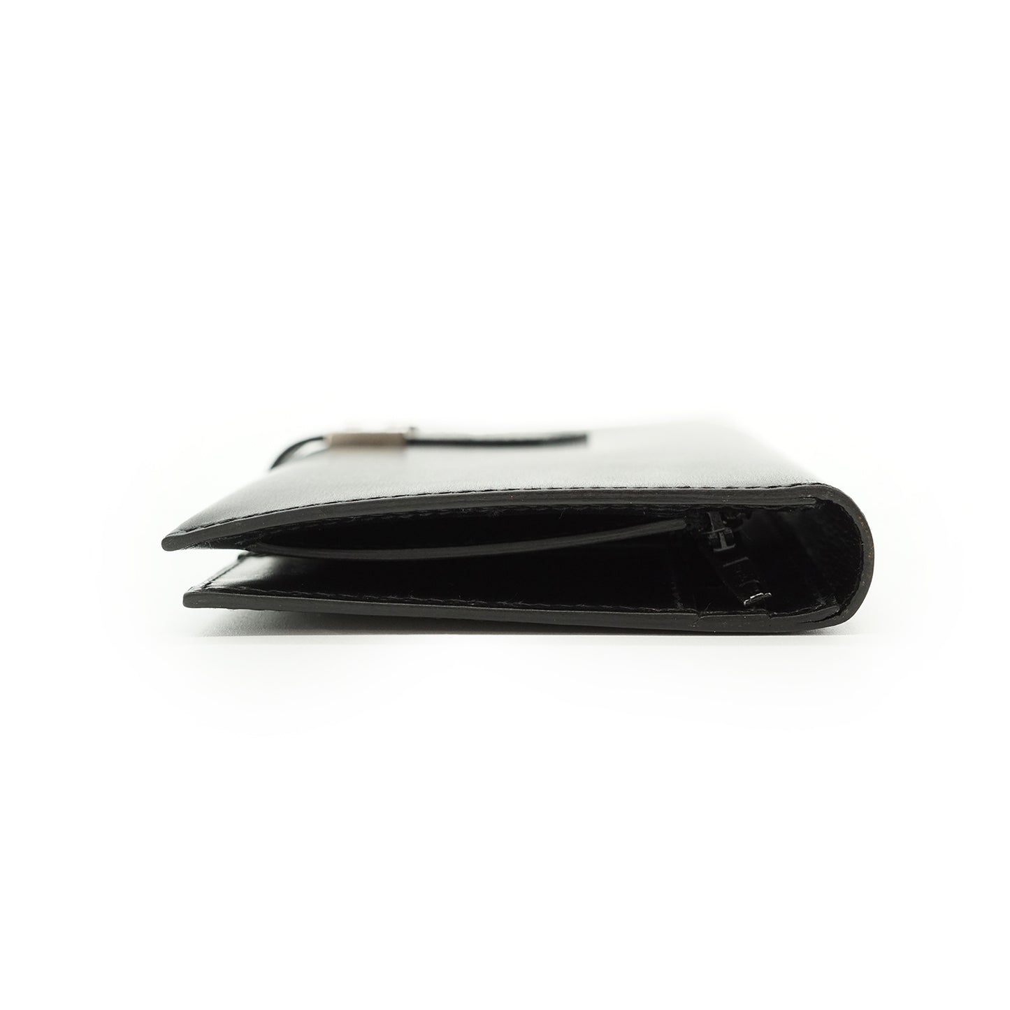 Bearn Soufflet Box Calfskin Bifold Long Wallet