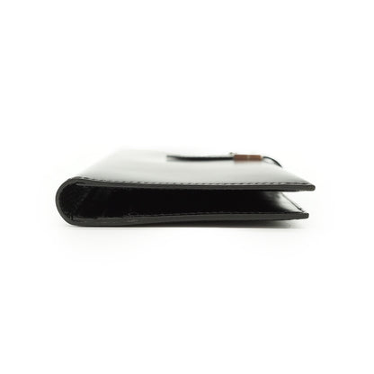 Bearn Soufflet Box Calfskin Bifold Long Wallet