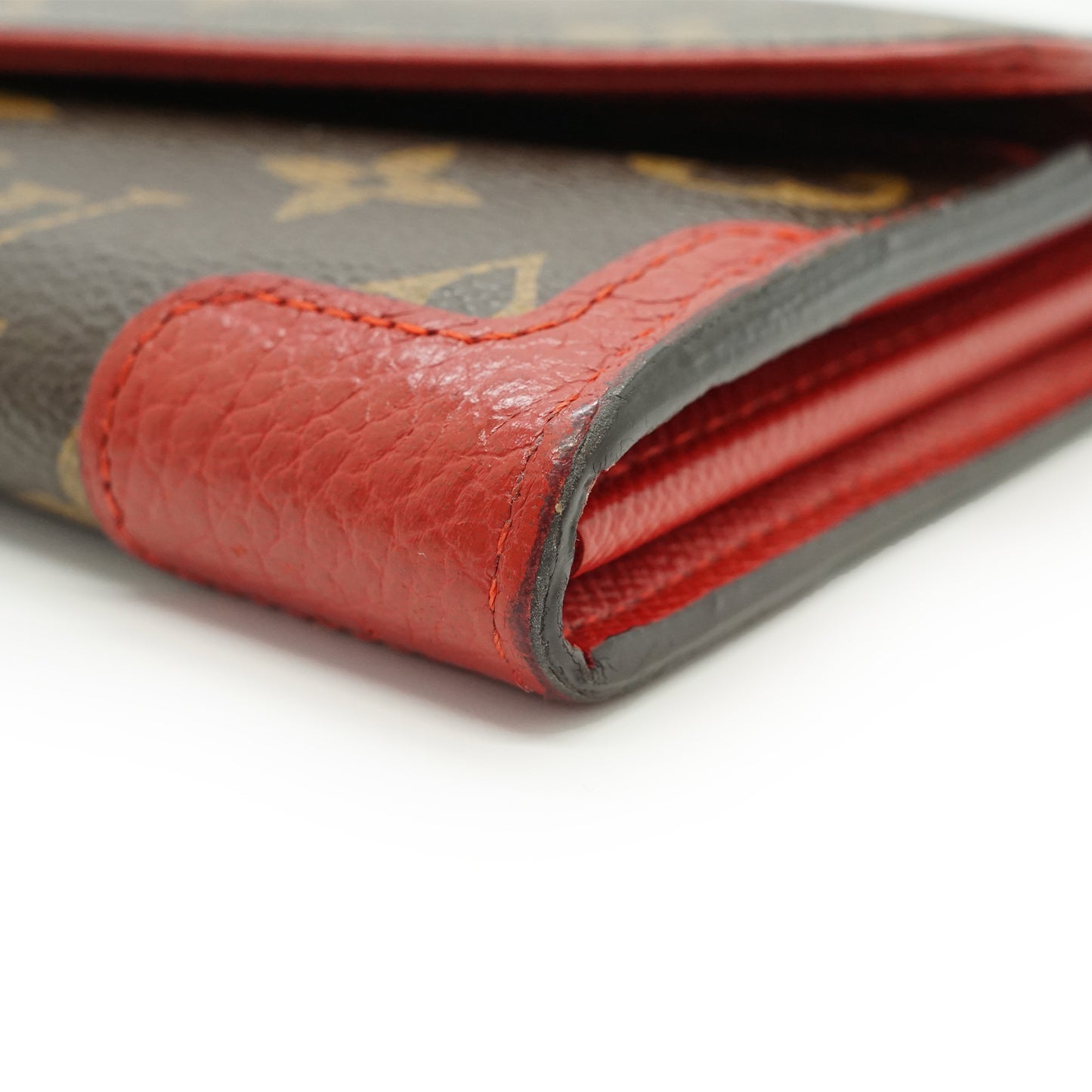 Monogram Portefeuille Sarah Retiro Cherry Red Long Wallet