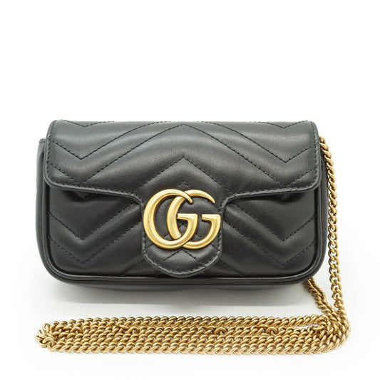 GG Marmont Super Mini Chain Crossbody Bag