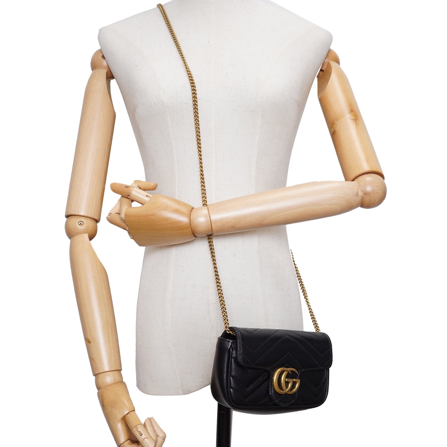 GG Marmont Super Mini Chain Crossbody Bag