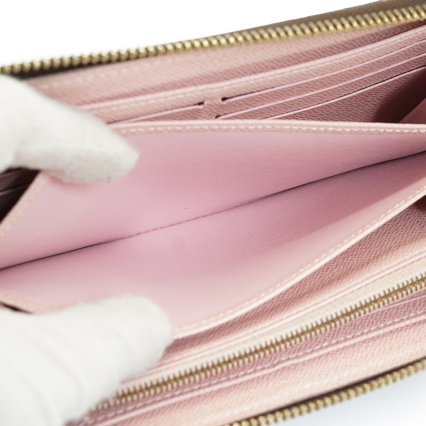 Monogram Dog Zippy Long Wallet Rose Ballerine Valentine Limited Edition