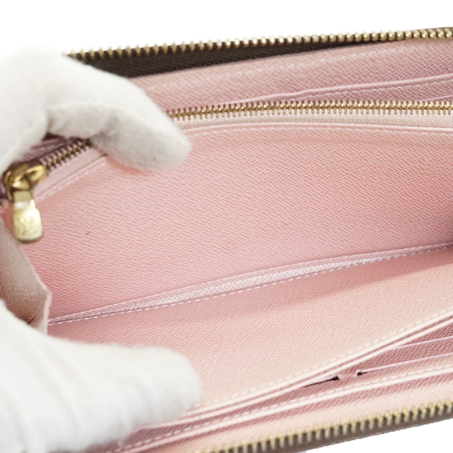 Monogram Dog Zippy Long Wallet Rose Ballerine Valentine Limited Edition