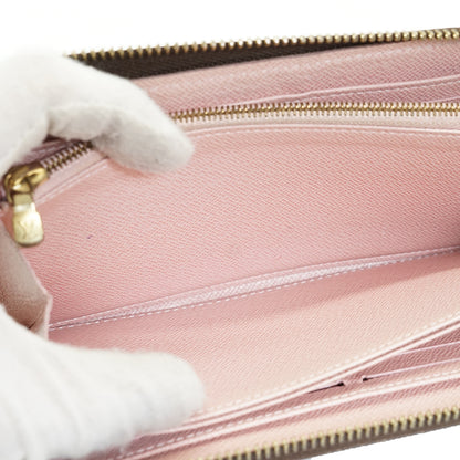 Monogram Dog Zippy Long Wallet Rose Ballerine Valentine Limited Edition
