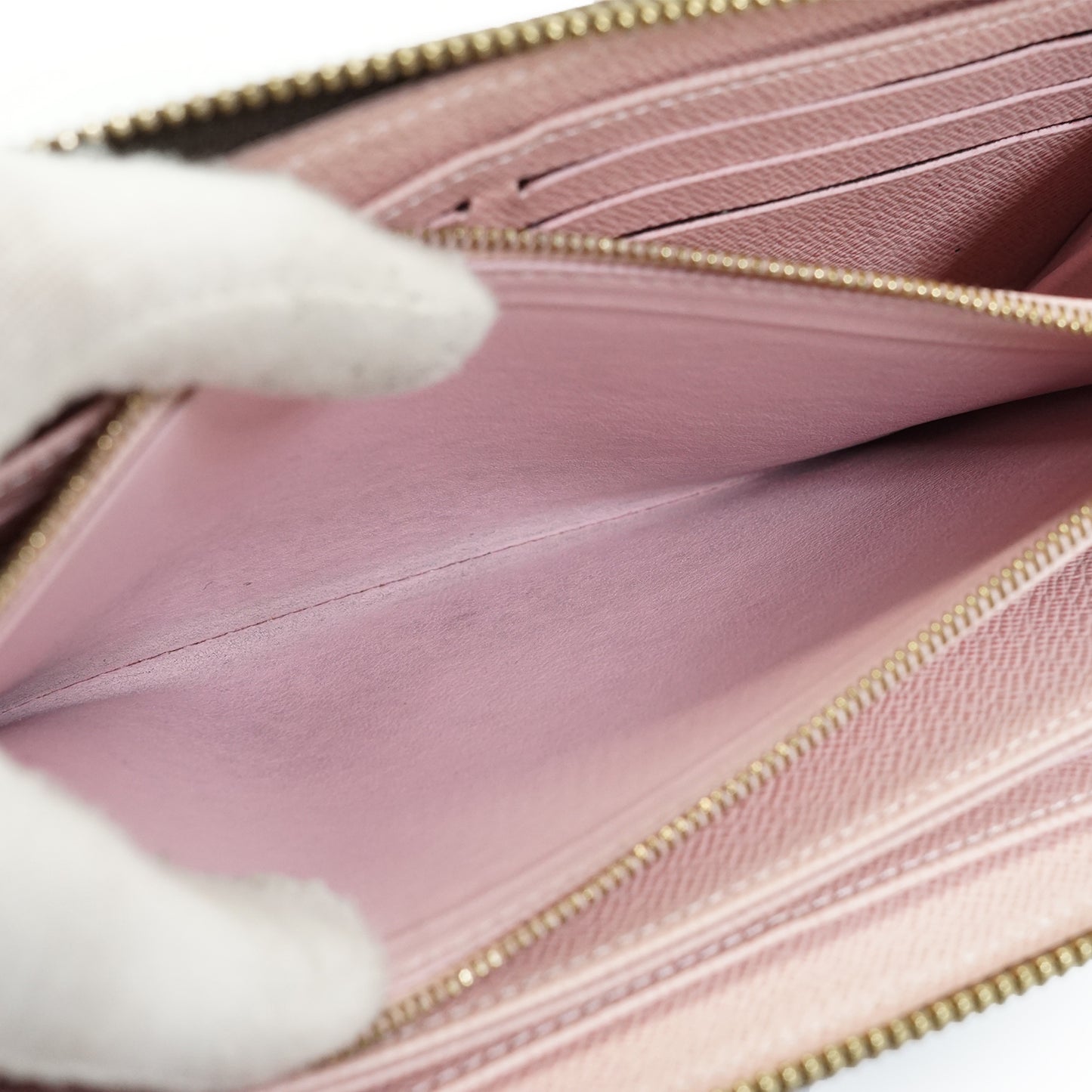 Monogram Dog Zippy Long Wallet Rose Ballerine Valentine Limited Edition