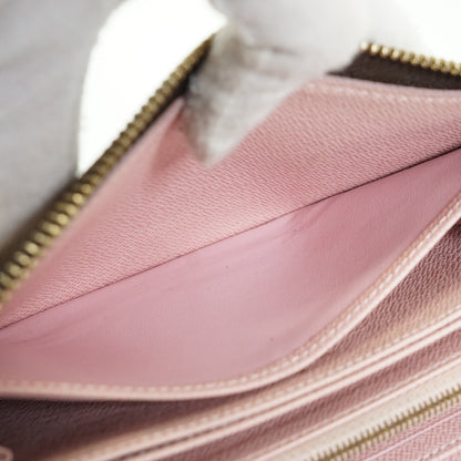 Monogram Dog Zippy Long Wallet Rose Ballerine Valentine Limited Edition