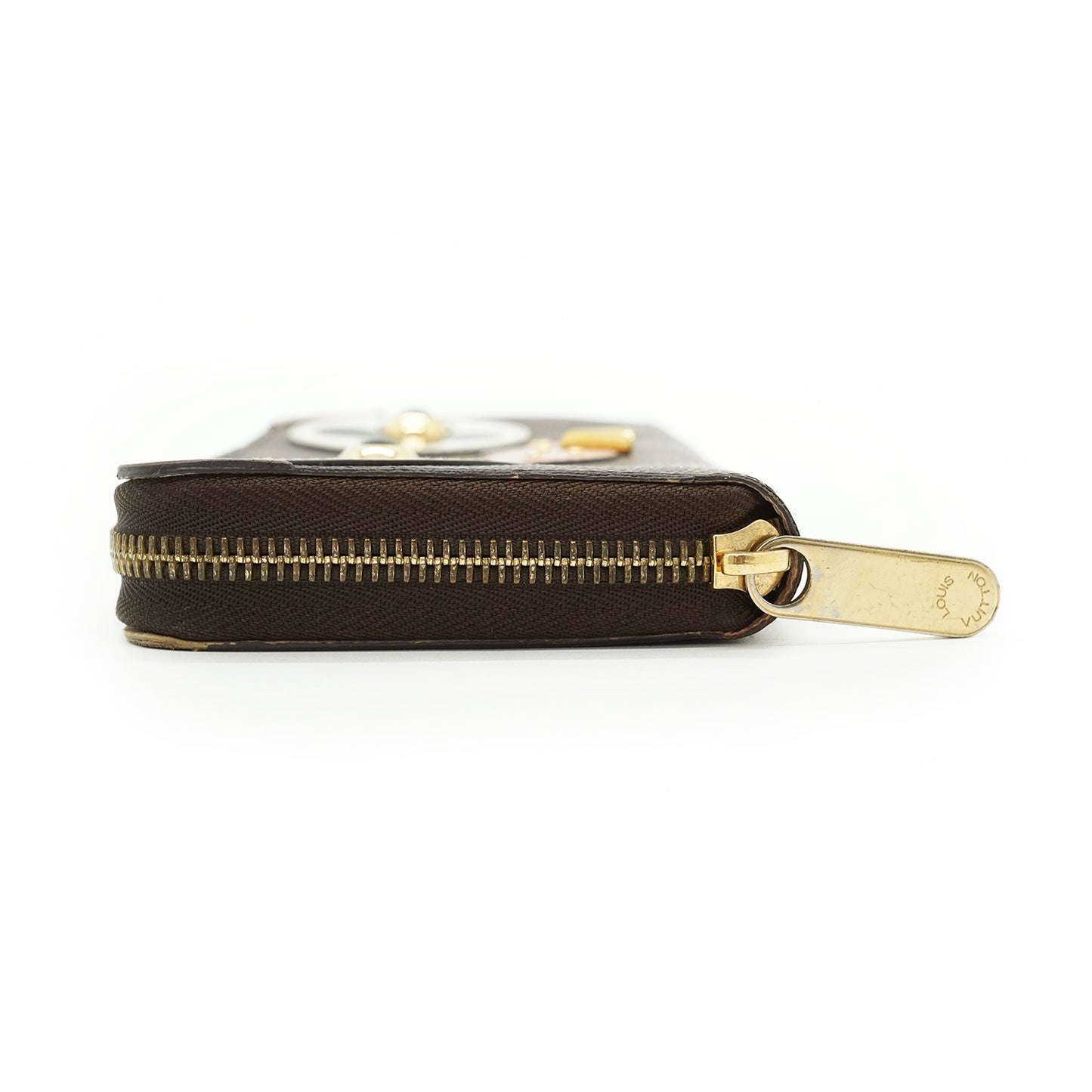 Monogram Dog Zippy Long Wallet Rose Ballerine Valentine Limited Edition